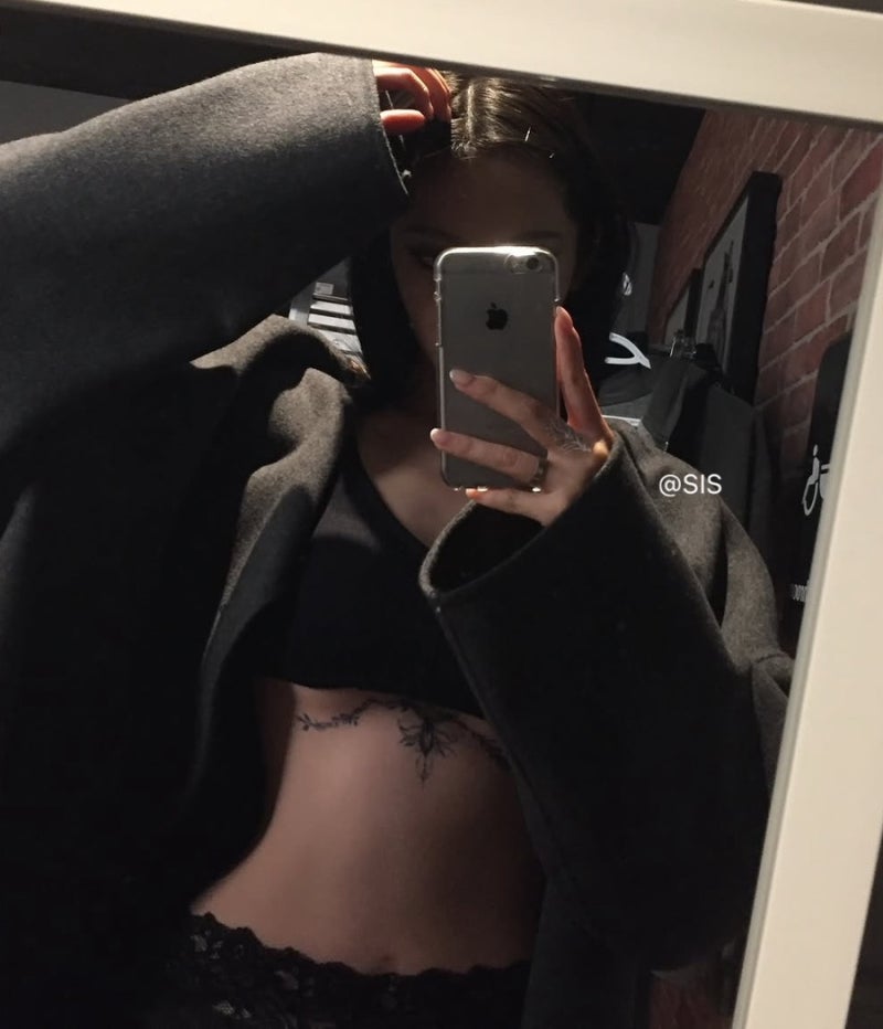 “닝닝 언더붑 파격적이다” 심지어 타투까지?