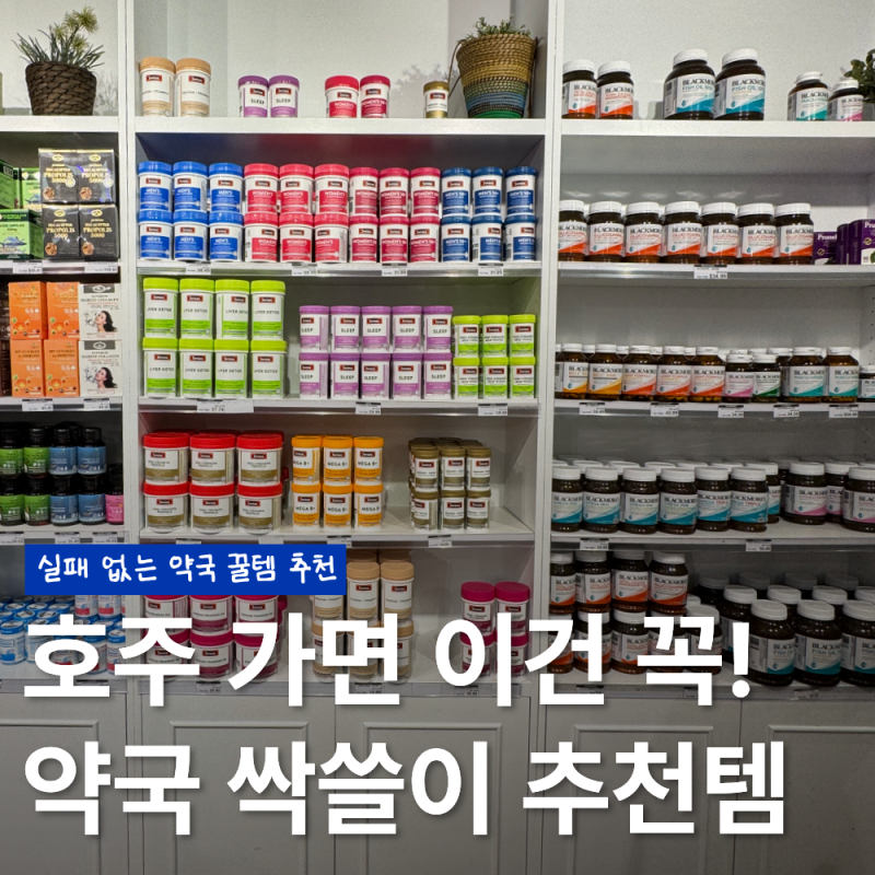 호주 약국 쇼핑리스트 ｜ 케미스트웨어하우스 추천템 총정리