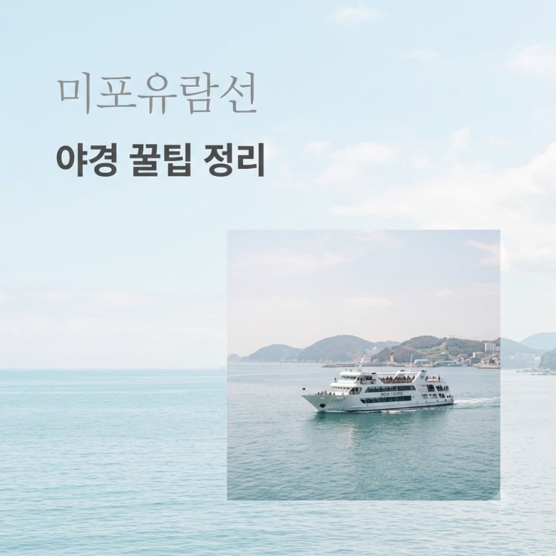 "줄 서서 타는 이유 있었네".. 해운대 미포유람선 야경 직접 보니