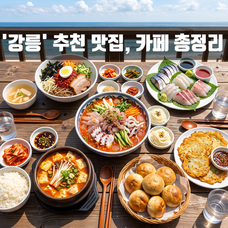 [강릉 맛집 리스트 총정리] 강릉 여행하세요? 추천 식당, 카페 리스트업했습니다