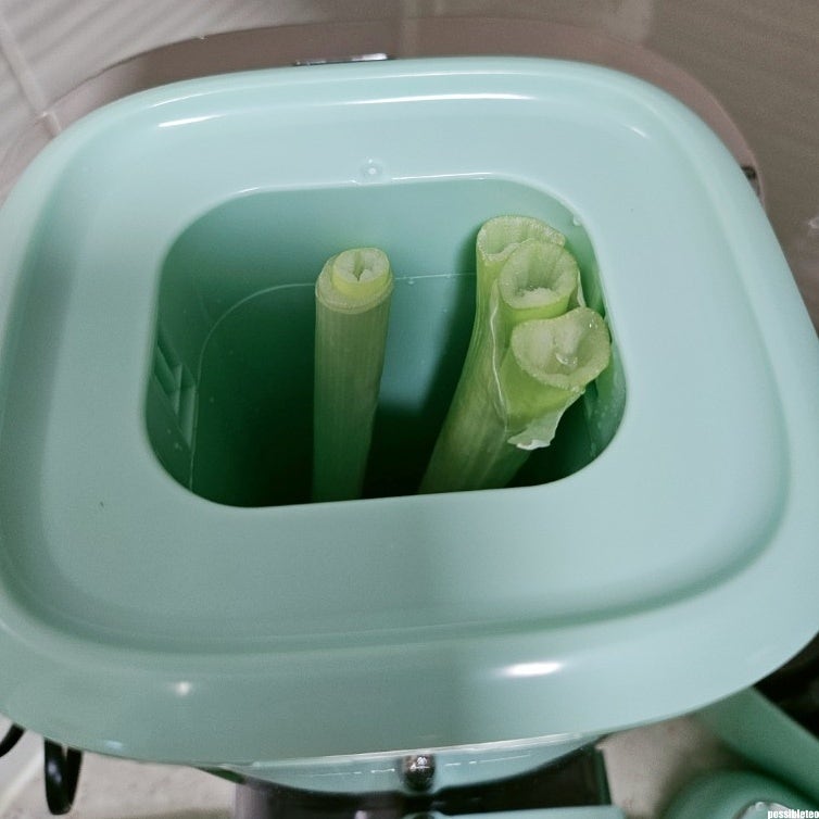 AGK스빙마스터 AGK전동채칼 후기｜파 손질해 본 채 써는 기계