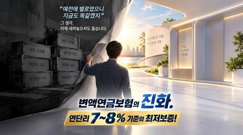 연금의 변화속에 탄생한 최저보증 변액연금보험, 연단리 8% 보증이 만드는 차이 [관련 세법 ....