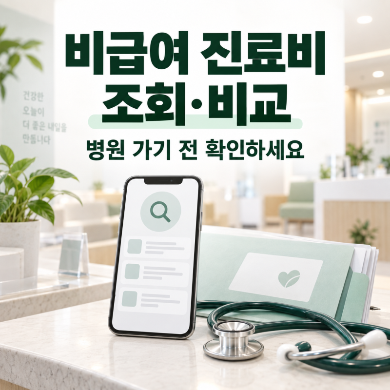 비급여 진료비 조회 방법, 2026 심평원 가격 비교와 추가비용 확인