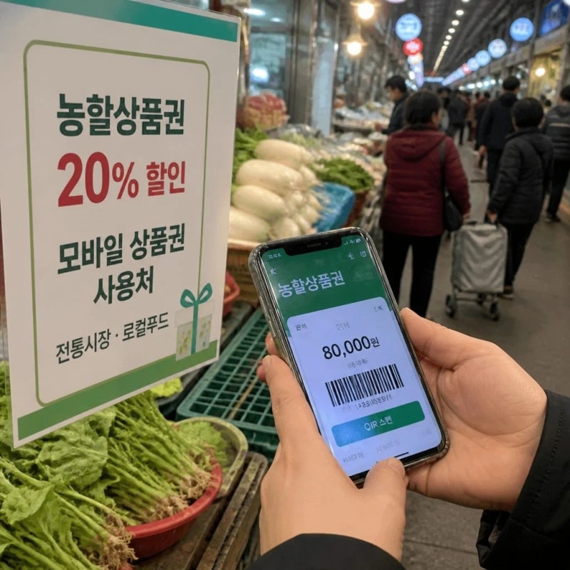 농할상품권 오늘 풀린다! 20% 할인 구매방법·사용처 총정리