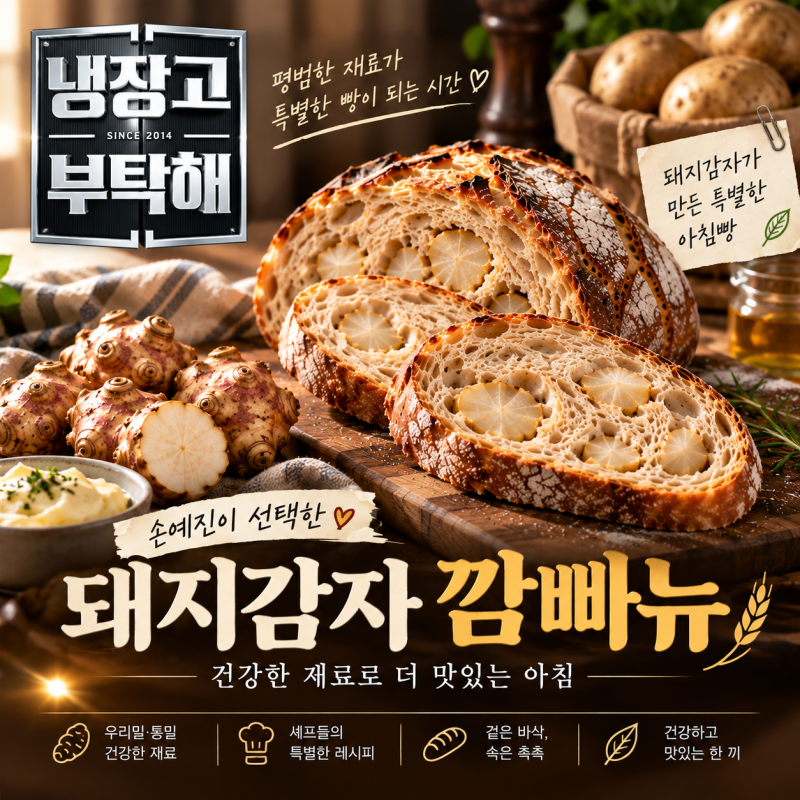 [냉장고를부탁해]손예진 돼지감자 깜빠뉴｜가격.판매처,레시피 총정리