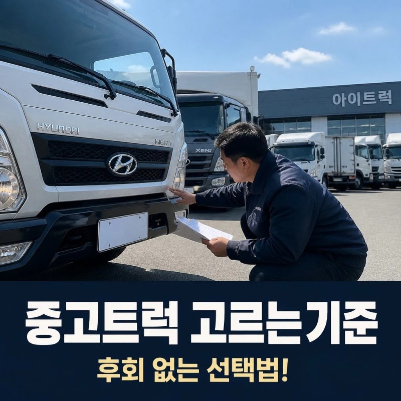 아이트럭 앱으로 중고트럭 제대로 찾는 법