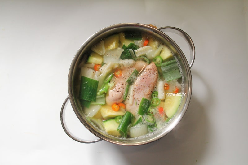 칼칼한 명란 애호박 찌개 레시피 명란 요리