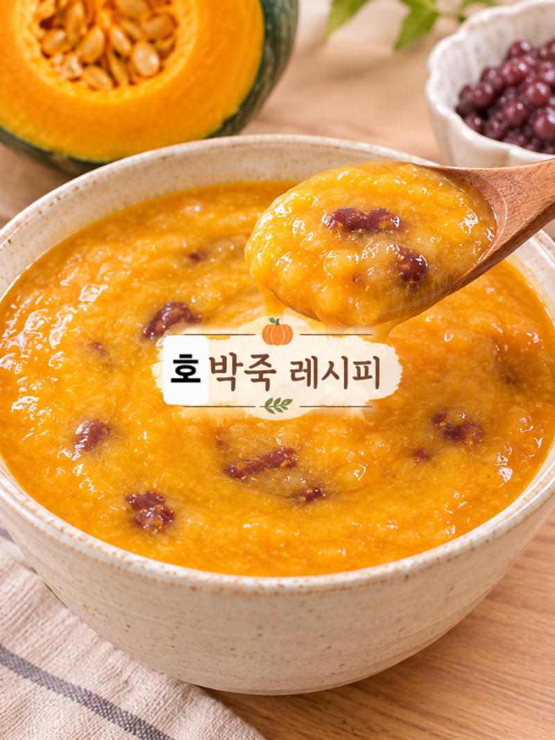 늙은호박 요리 호박죽 만드는법 늙은호박 효능 레시피