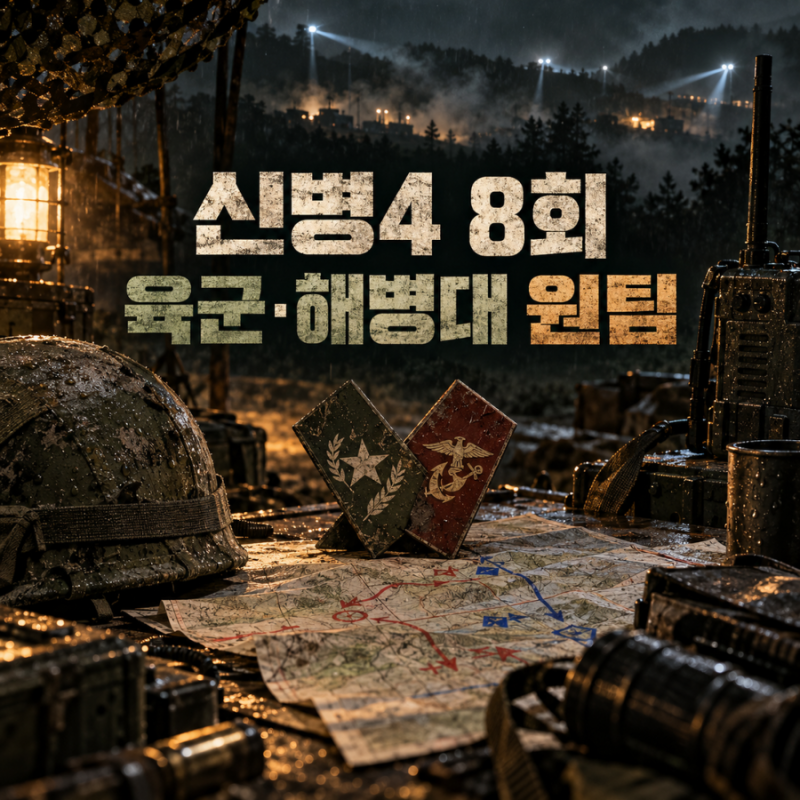 [드라마] 신병4 8회 호국훈련｜육군과 해병대 대항군이 원팀이 된 이유