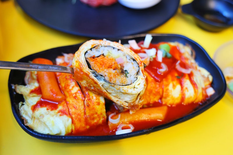 부평술집 구월동까치네 '국물닭발&육회&계란말이김밥'