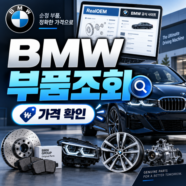 BMW 부품조회, 리얼오이엠·공식 사이트에서 부품 가격 확인하는 방법