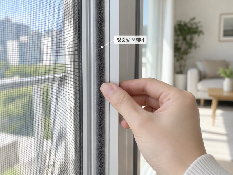 방충망 모헤어 사이즈, 6.7×7이면 맞을까? 폭과 높이를 재는 방법