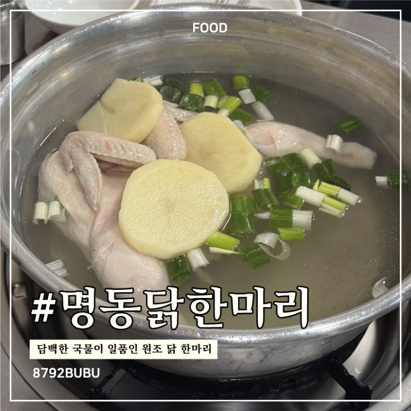 [서울 종로] 동대문 닭한마리 골목 맛집 명동닭한마리 거성점 | 진한 닭한마리 국물 종로 맛....