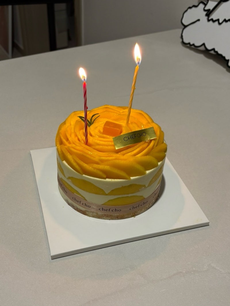 신강 스위트파크 케이크 맛집 추천 쉐프조 신세계백화점 강남점 생망고 생크림 홀케이크 후....