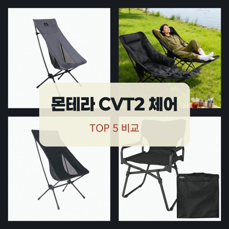 몬테라 CVT2 체어 S L 알아보기: 상품별 선택 기준