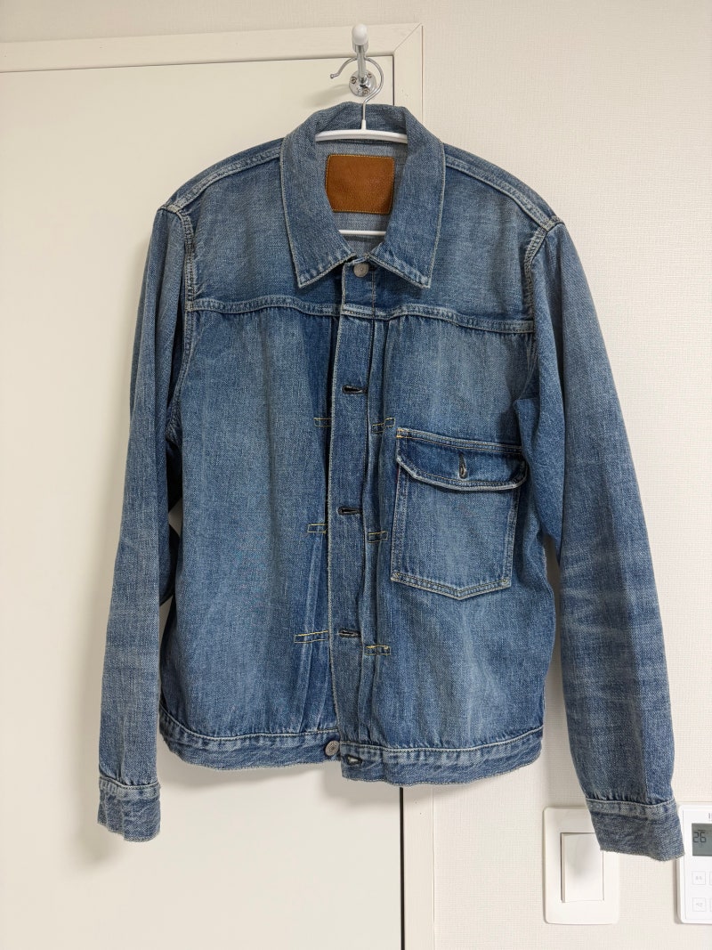 [FULLCOUNT] 풀카운트 타입1 데님자켓(2107SS Super Smooth 1st Type Denim Jacket Dartford) 리뷰 및 사이즈 팁