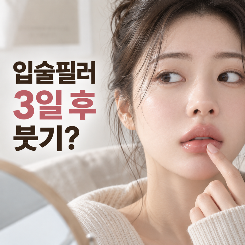 입술필러 3일 후 붓기 정상일까? 1일차·3일차·일주일 변화 정리