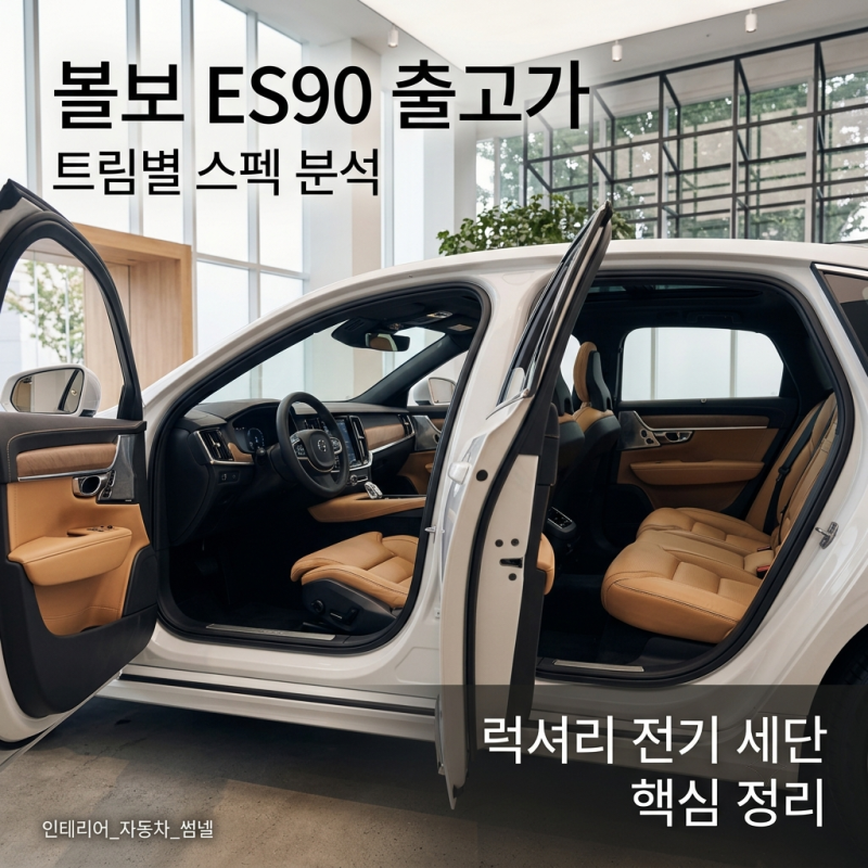 볼보 ES90 가격표 정리 트림별 차이 및 실구매 가이드