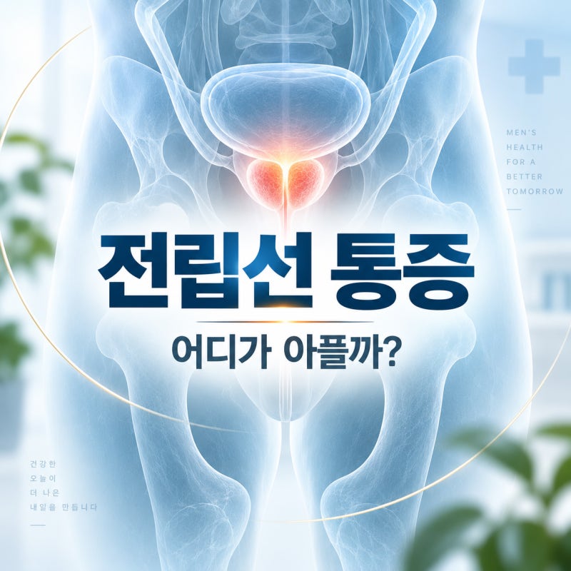 전립선 통증 어디가 아플까? 전립선염·비대증·암 증상 차이와 PSA 검사