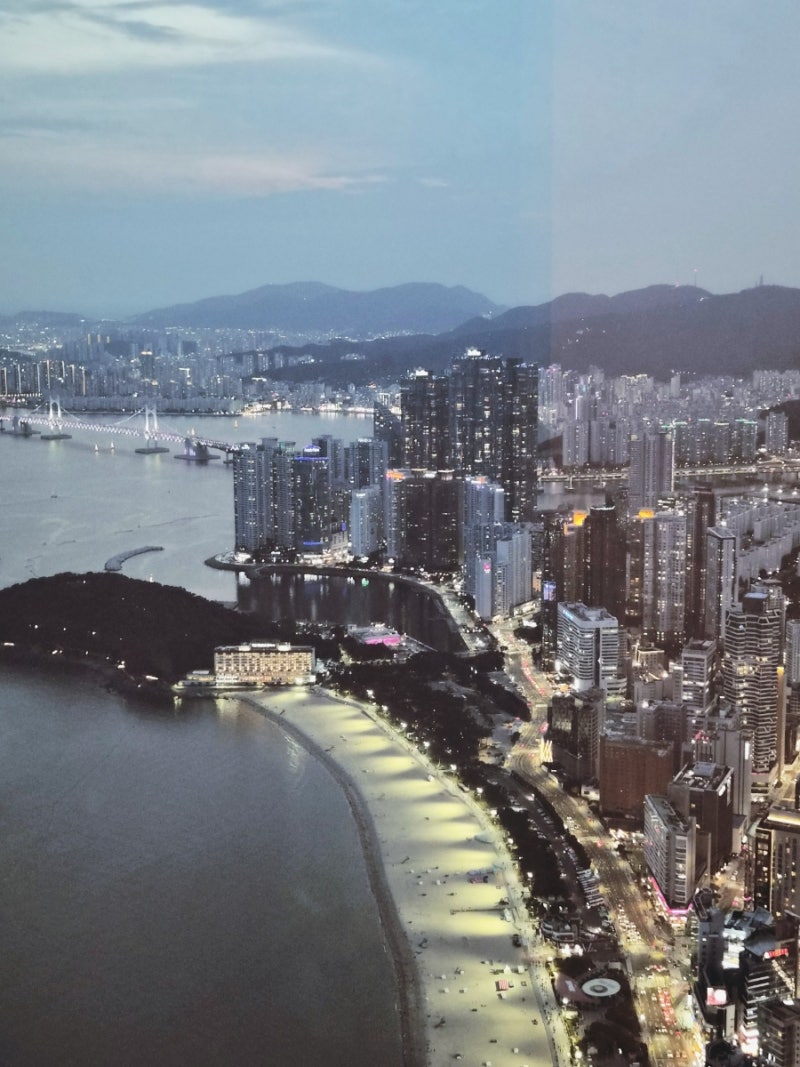 부산 가볼만한곳 데이트코스 [엑스더스카이]100층 전망대에서 바라본 해운대 풍경