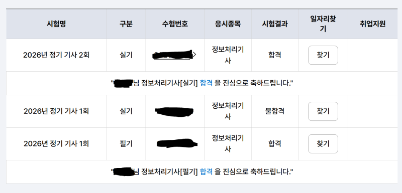 문과 비전공자 정보처리기사 2트합 후기(feat. 정처기 감자)