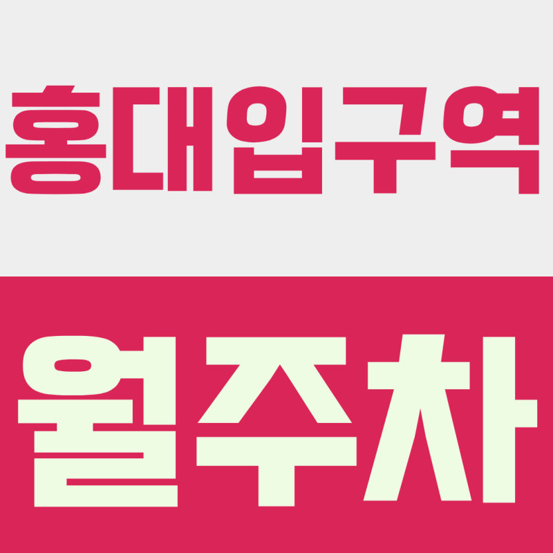 홍대입구역 월주차ㅣ월 129,000원으로 주차 지옥 탈출 공영보다 저렴한 홍대입구역 초역세권 ....