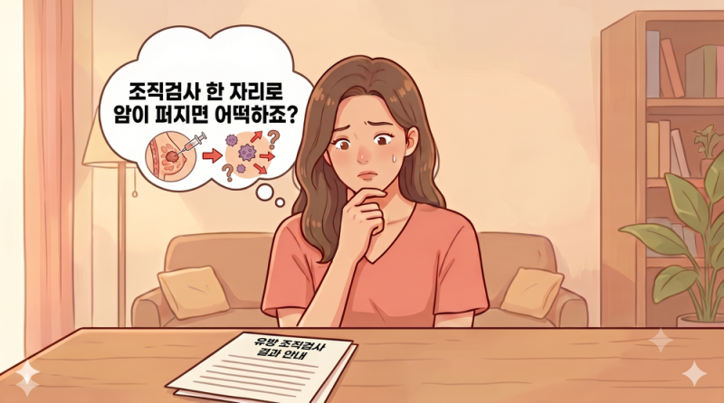 "조직검사 하다가 암세포가 번지면 어떡하죠?" 맘모톰 전 필수 확인 사항 - 원주 유방외과 여....