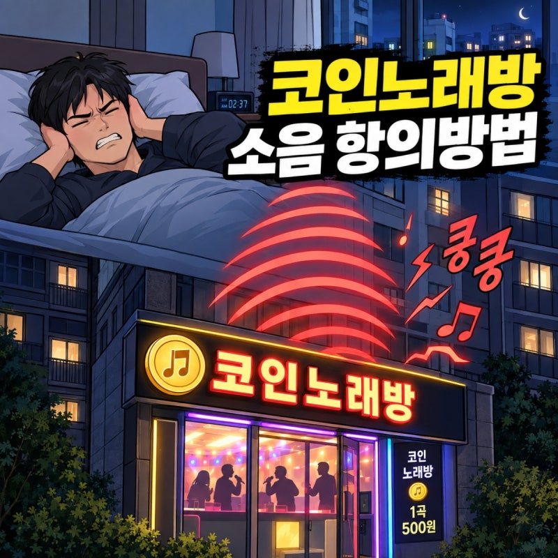 코인노래방 소음 항의방법, 새벽 저음까지 잡아내는 근거