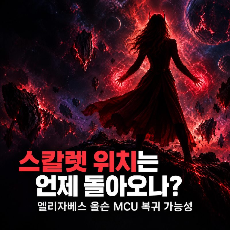 엘리자베스 올슨, 스칼렛 위치로 언제 돌아오나? MCU 복귀 가능성 총정리