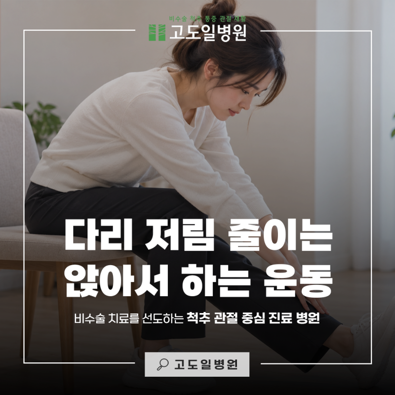 좌골신경통 스트레칭, 신경 유착 풀고 저림 줄이는 가동술 [서울 신경외과 고도일병원]