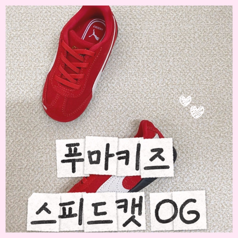『푸마 스피드캣 OG』힙한 아기신발 추천!!150사이즈 착용핏후기