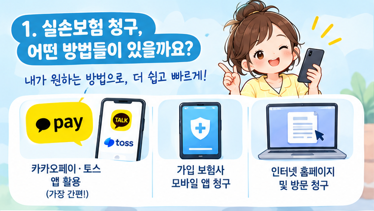 실손보험 청구 방법 총정리! 모바일 간편 신청, 필수 서류부터 카카오·토스 활용법까지 한눈....