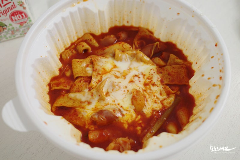 맵찔이가 먹어본 엽기떡볶이 더착한맛 후기