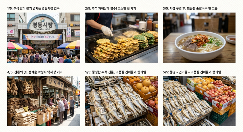 명절 장보기와 레트로 핫플을 한번에! 추석맞이 "경동시장" 완벽 가이드