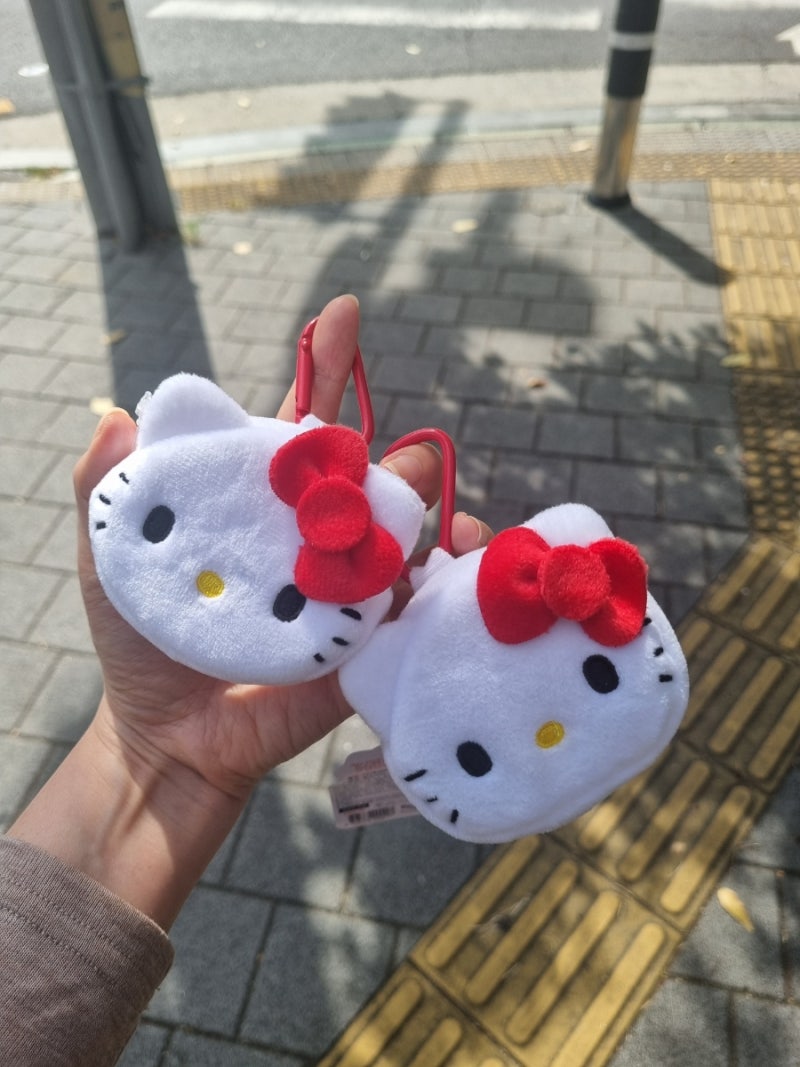 다이소 키티 카라비너 파우치 동전지갑 (재고 조회 방법)