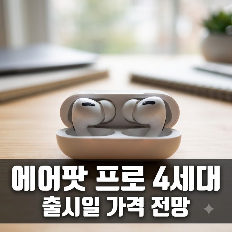 에어팟 프로 4세대 출시일과 가격 총정리! 2027년 연기설 진실은?