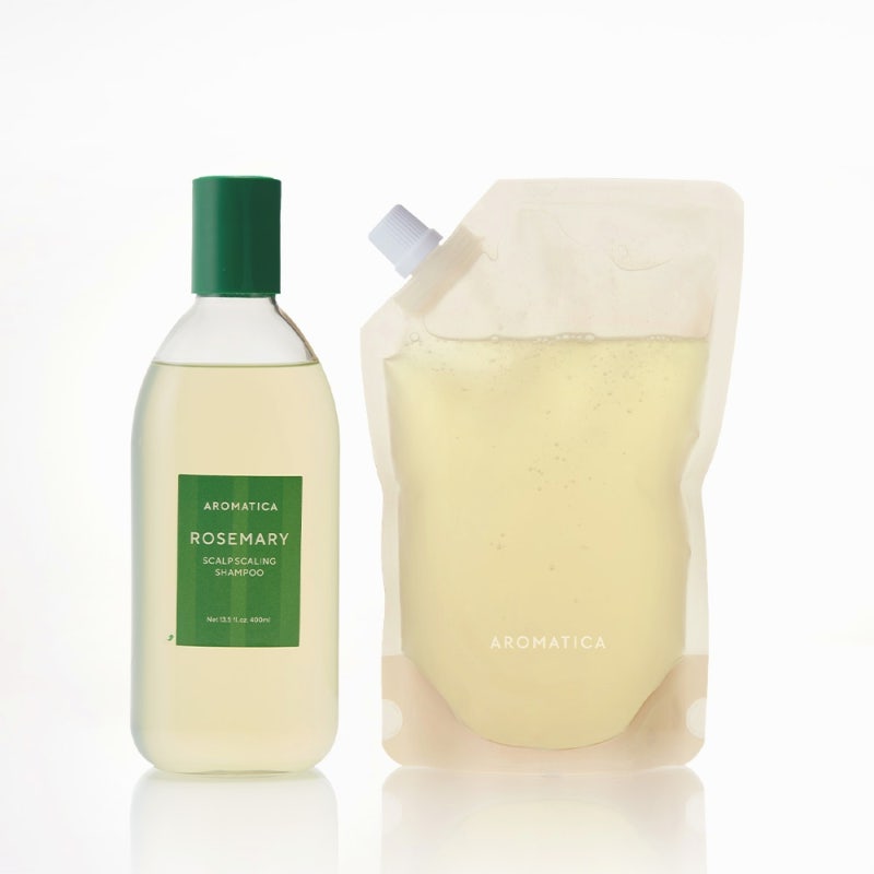 아로마티카 샴푸 로즈마리 대용량 세트 솔직 후기: 두피 냄새·가려움 진정시키고 가성비까....