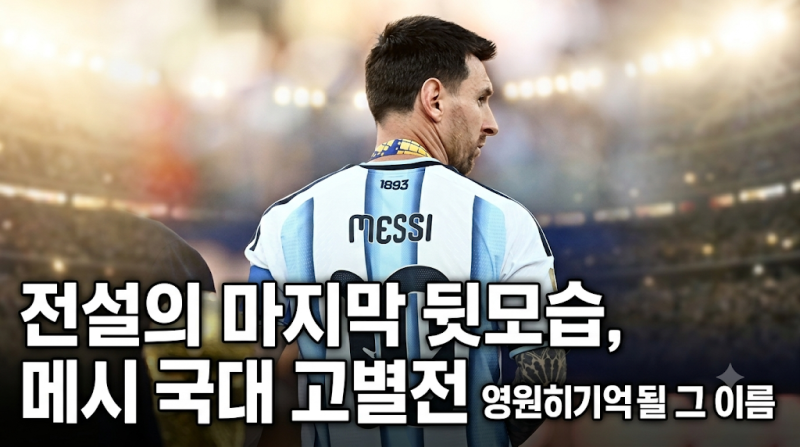 "10월 6일 작별의 날 확정" 메시의 아르헨티나 고별전이 가슴 울리는 이유