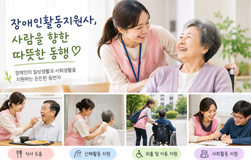 장애인활동지원사가 되려면?