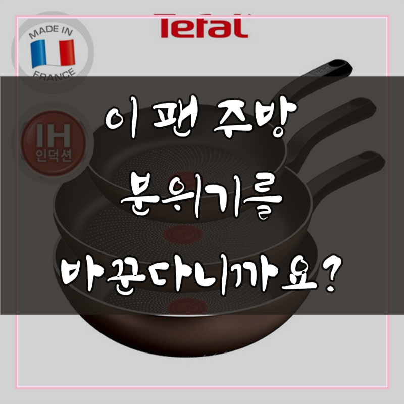 테팔 인덕션 티타늄1X 라이트쿡 3종(팬24+팬28+웍28)