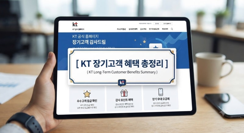 KT 장기고객 혜택 총정리, 5년 10년 20년 쿠폰 확인 방법
