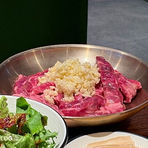 부천 중동 맛집 담가화로구이 부천중동점｜마늘갈비살 3명이서 1kg 먹은 후기