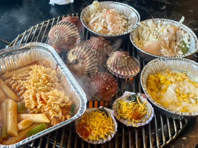 [부산 광안리 맛집] 조개대표 광안본점 | 가리비구이 무한으로 즐기기 광안리조개구이무한리....