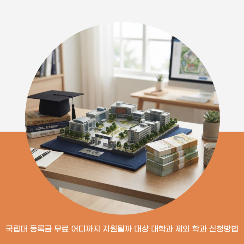 국립대 등록금 무료 어디까지 지원될까 대상 대학과 제외 학과 신청방법
