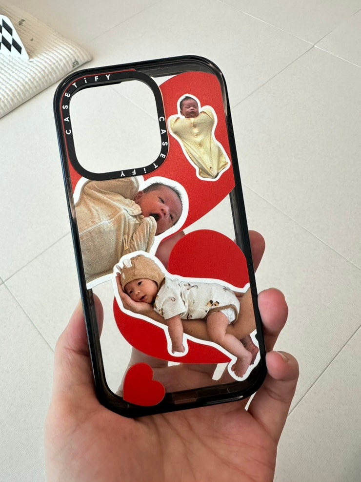 케이스티파이(Casetify) 커스텀 케이스 주문 후기｜아기 사진으로 폰케이스 만들어봄