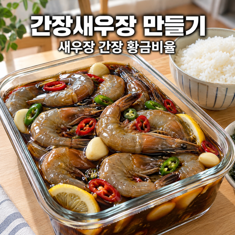 간장새우장 만들기 새우장 간장비율 실패 없는 황금레시피