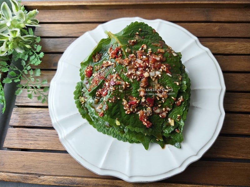 깻잎지 반찬 깻잎 김치 양념 만드는 법