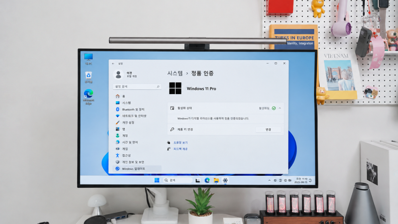 윈도우 11 10 정품 인증 및 CMD 명령어 사용법 (시디키 워터마크 제거)