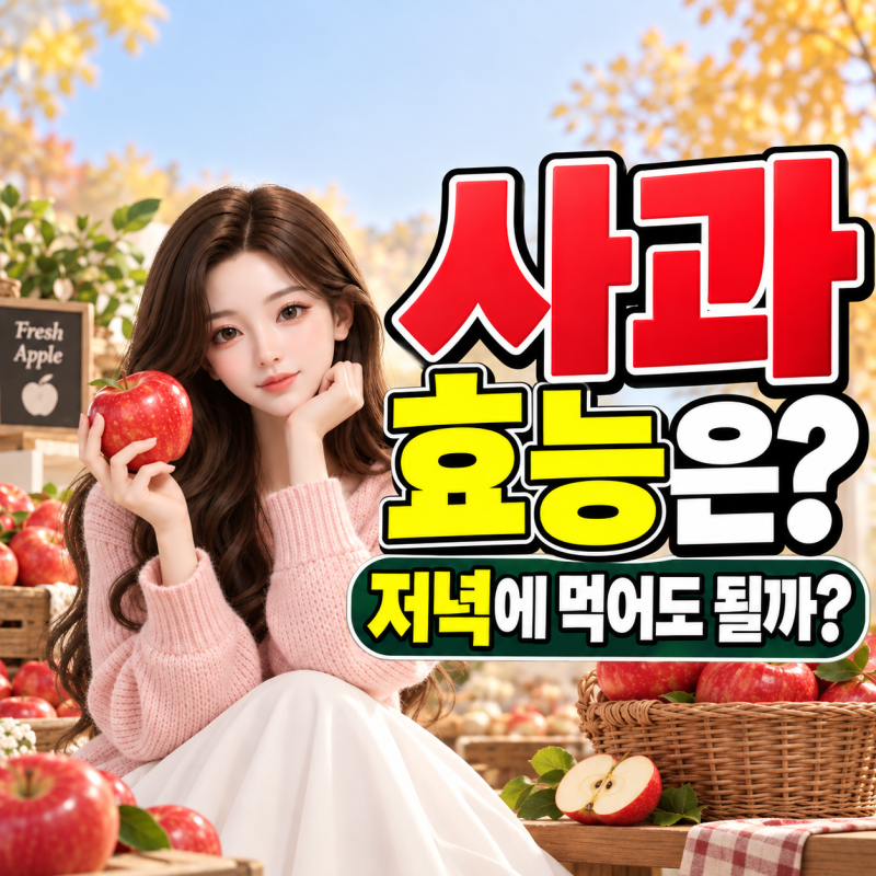 사과 효능은? 설날·추석 명절 사과 선물 많이 받는데, 아침 공복·식후·저녁에 먹어도 될까?