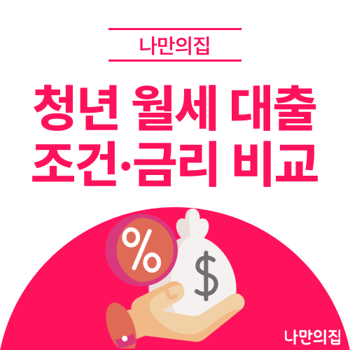 2026년 청년 월세 대출 비교(토스뱅크/카카오뱅크/청년전용 보증부 월세대출), 조건·금리 한 ....
